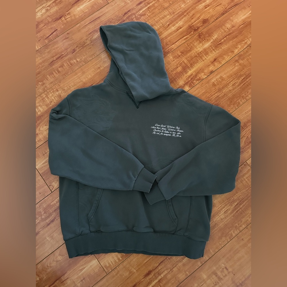 Darc Sport Green Pullover Sweater with Quarter-Zip